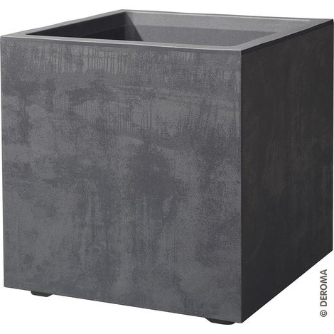 Pflanztopf Quadro Mill.R Anthr L x 49 B x 49 H x 49