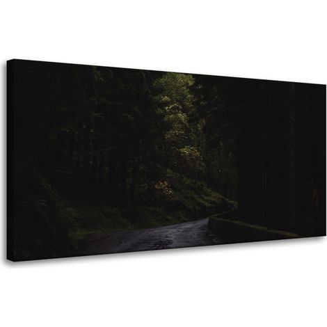 Leinwanddruck Natur Bergstraße 80x40 cm