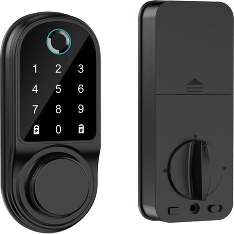 Serrures intelligentes - Serrures à empreinte digitale - Serrures Bluetooth avec fonction graffiti - Serrures de porte intelligentes (1/5)