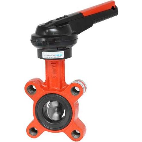 KSB/AMRI Absperrklappe BOAX-SF Handhebel Gewindeflansch PN10/16 DN 40 Nitril 42094799