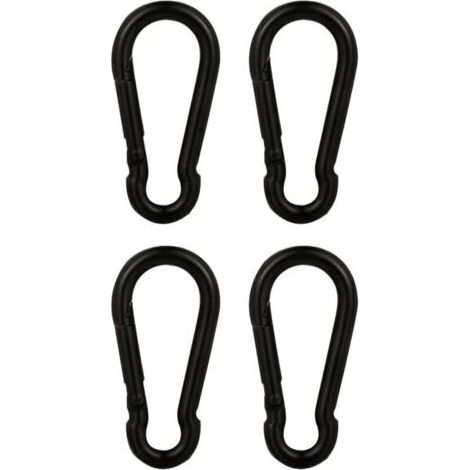 Pair Mousquetons Robustes Acier Inoxydable Lot de 4 Clips pour Sport, Balançoires, Animaux (1/5)