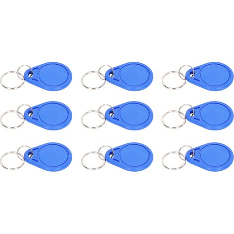 Étiquettes RFID 13.56 MHz, 100 unités pour systèmes de contrôle d'accès, badges pour portes, immeubles, transports en commun et porte-clés (1/5)