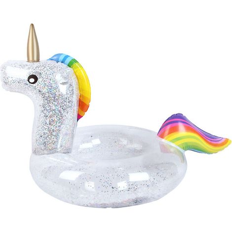 Radeau licorne gonflable, jouet gonflable pour la mer et la plage, matelas de natation gonflable pour enfants et adultes, T-Audace (1/4)