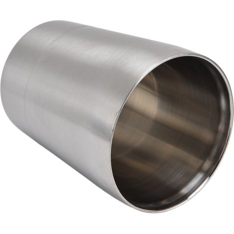 Mug à bière/cocktail/café en métal à double paroi en acier inoxydable 304, anti-brûlure, petit format (263 ml), idéal pour le bureau. (1/5)