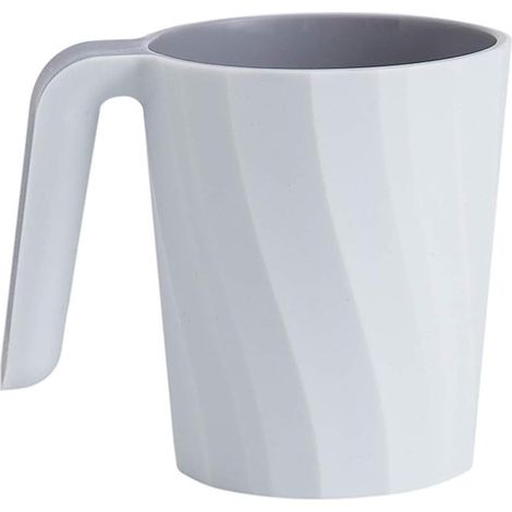Gobelet de lavage en plastique antidérapant (gris-blanc)-Fei Yu