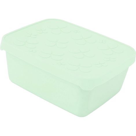 Boîte à lunch en acier inoxydable pour enfants et adultes, 550 ml, en métal 304, de type bento, avec couvercle en silicone étanche, idéale pour les collations, les fruits, les légumes et même l'avocat (1/5)