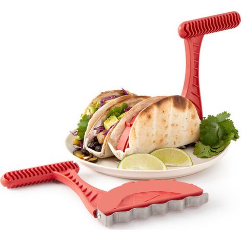 Moule à tortillas en plastique, outil de fabrication de galettes saines, compatible avec tous les grille-pains standards, vaisselle au lave-vaisselle, ustensile de cuisine. (1/5)
