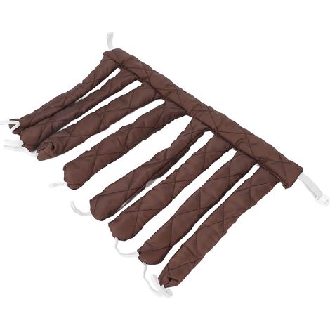 Rouleau de bouclage sans chaleur pour dormir, ruban styler cheveux extra long brun, bigoudi à friser pour femmes et filles, sans chaleur, nuit (1/5)