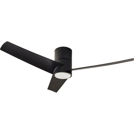 Ceiling Fan with Light CANETE with Remote LED Black