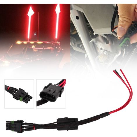 Austausch des Rücklicht-Stromkabelbaums, des Bremslicht-Stromanschlusses und der Kennzeichenbeleuchtungs-Stromanschlüsse für Can-Am Maverick X3