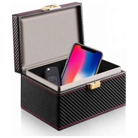 Boîte Antivol pour Clé de Voiture sans Contact - Coffret Cage Faraday - Protection Keyless Go - Blocage RFID NFC, (1/4)