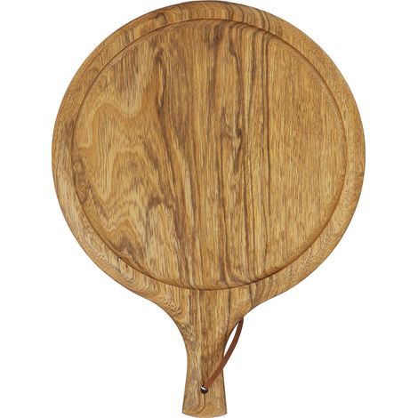 Plateau à Pizza en bois, planche ronde avec poignée, ustensiles de cuisson, outils de cuisson de cuisine