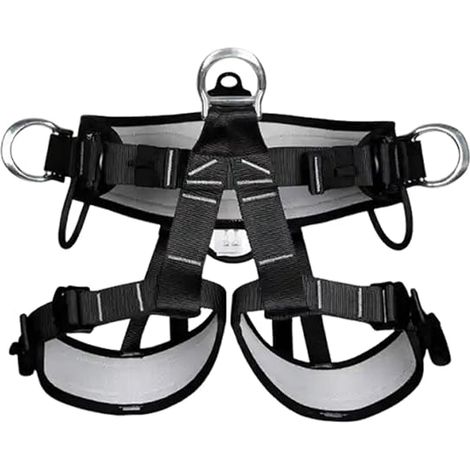 Harnais d'escalade pour hommes, harnais d'escalade d'arbres,Faisceau de ceinture de sécurité d'escalade - Protéger de soutien à la taille (1/5)