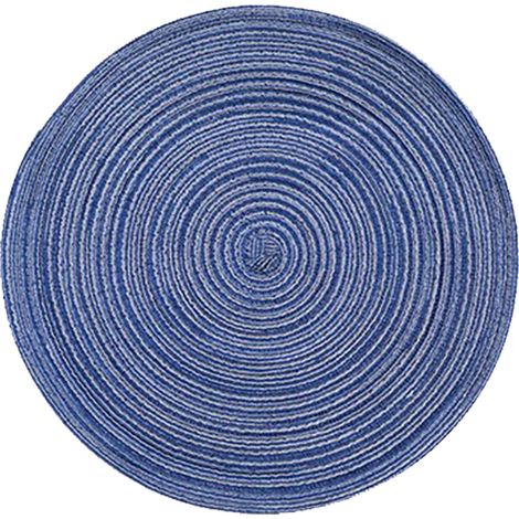 Sous-plat Ronde Tissée - Isolant Thermique - Pour Table Basse ou Table à Manger - Diamètre 38 cm (1/5)