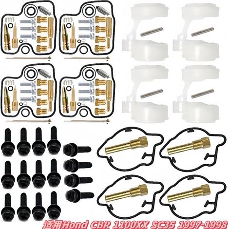 Vergaser-Reparatursatz passend für Honda CBR 1100XX SC35 1997-1998.