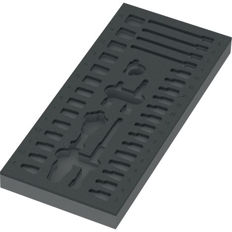 Insert en mousse vide pour le remplacement du WERA 9720