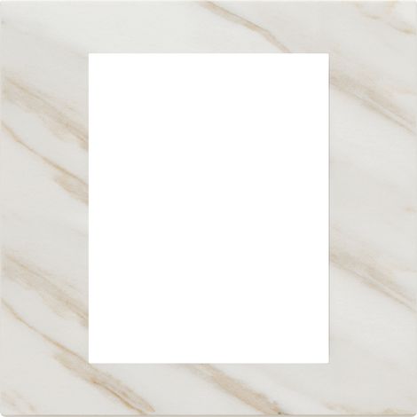 VIMAR - 22668.51 Assiette 8M Blanc Calacatta