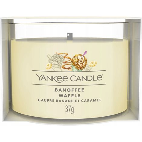 Yankee Candle Mini-Banoffee-Waffel-Duftkerze 37 g (1/2)