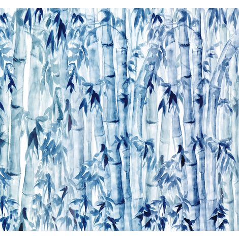 Papier peint panoramique naturel Bambous (1/4)