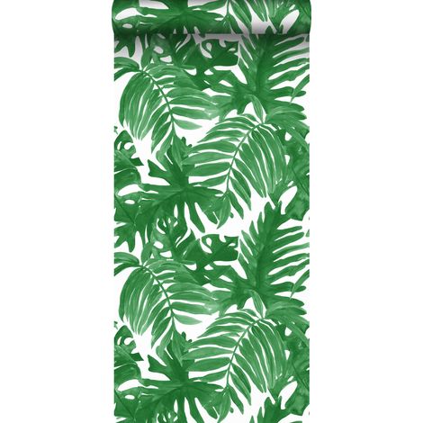papier peint feuilles de palmier vert jungle tropicale - Sanders & Sanders (1/5)