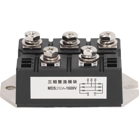 Pont redresseur triphasé 1600 V 250 A à 5 diodes pour charge PWM (1/5)