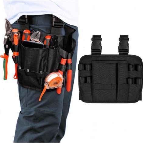 Pochette à outils avec clip de ceinture, pochette à outils d'électricien multifonction pour réparation autour de votre jambe, mini organisateur d'outils utilitaires pour automobile, artisan (1/5)