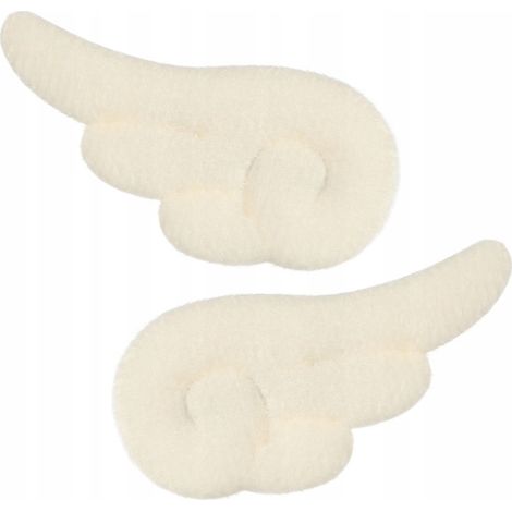 Quattro paia di incantevoli fermagli per capelli a forma di ali d'angelo bianche (1/3)
