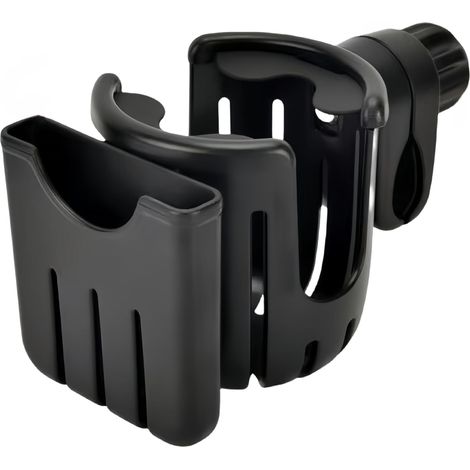 Supporto per telefono da bicicletta - Porta borraccia per bicicletta - Porta bicchiere per bicicletta - Porta borraccia - Porta bottiglia - Supporto per cellulare da bicicletta - Nero (1/3)