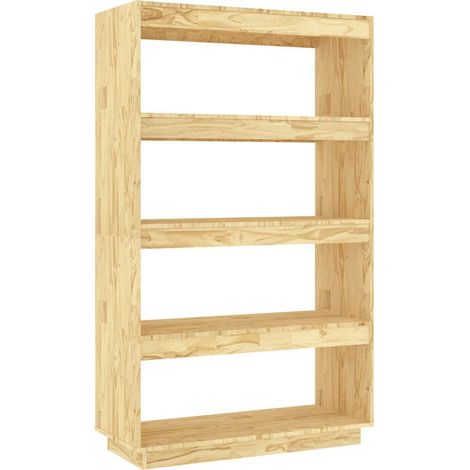 Maison Exclusive - Bücherregal/Raumteiler 80x35x135 cm Massivholz (1/5)