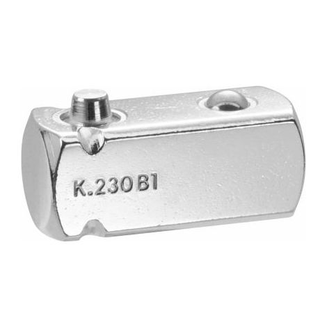 Facom – Douille 3/4' 1/2' avec carré mâle interchangeable – Finition chrome satiné – Pour travaux mécaniques – K230B1