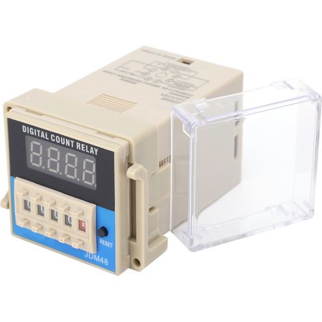 Relais temporisé numérique de haute précision, composant de système de contrôle d'automatisation industrielle JDM48DC24V (1/5)