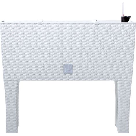 Maceta alta 72 L Prosperplast Rato case high de plástico en color Blanco, 65 (alto) x 80 (ancho) x 33 (profundo) cms (1/5)