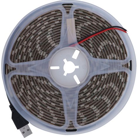 m LED-Streifen, wasserdicht, 15 W, flexibel, USB-Anschluss, für Einkaufszentren, Computergehäuse-Dekoration (1/5)