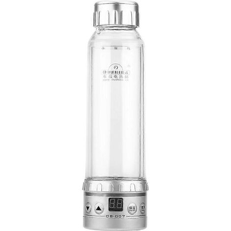 12V/24V Auto-Wasserkocher, beheizbarer Becher/Thermoflasche, silberfarben