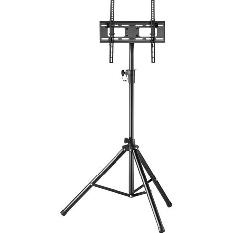 Support Trépied TV 32 40 42 43 48 50 55 Pouces VESA 200x200 à VESA 400x400 Transportable Inclinable Hauteur réglable Universel Meuble TV sur Pieds (1/5)