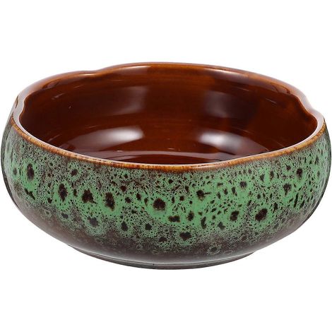 Pot à bonsaï en céramique sans trou pour jonquilles, idéal pour la culture hydroponique. (1/3)