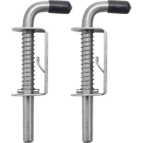 verrous de porte à ressort en acier inoxydable de 5 pouces (1/5)