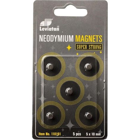 Magneti al neodimio Leviatan, 5 pezzi