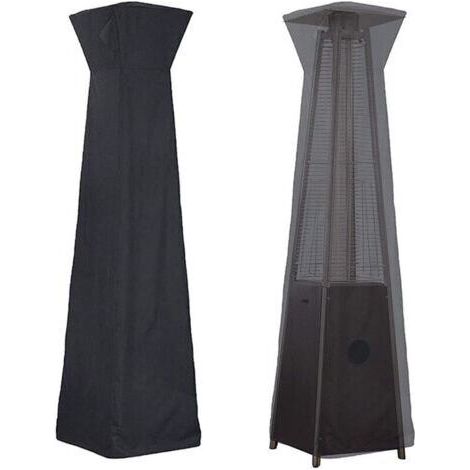Housse pour Parasol Chauffant en 210D Oxford Imperméable, Housse de Protection pour Chauffage de Terrasse, Bache de Protection pour Chauffage de Terrasse Extérieur Anti-Poussière/Vent,,noir (1/5)