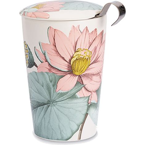 Tasse en porcelaine à double paroi avec infuseur - Padma (1/3)