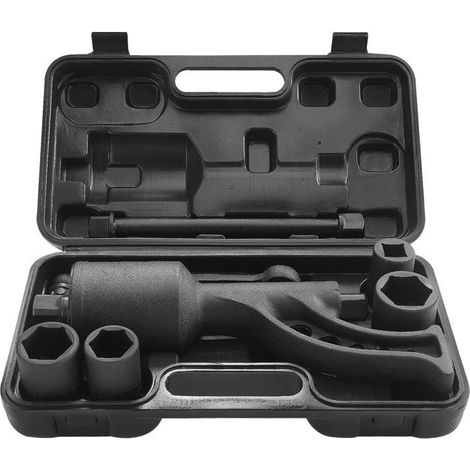 Multiplicateur de couple avec coffret - Rapport 1:64 - Acier allié - 4 douilles - Entrée 25,4 mm (1/5)