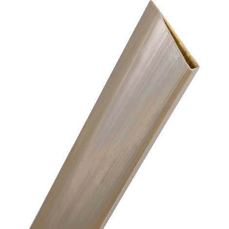 Perfil remate u cañizo pvc 150 cm forja claro (1/3)