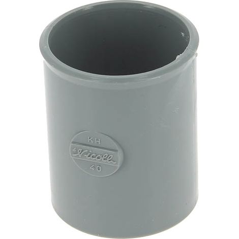 NICOLL Manchon à coulisse PVC femelle femelle Ø40, lot de 10 (1/3)