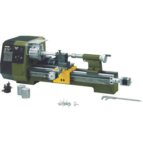Proxxon Präzisionsdrehmaschine PD 400/CNC 870 W Motordrehzahl 1400/2800 /min