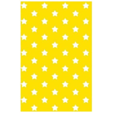 Decoralia Adhesivo estrella amarilla 45cm x 2m - Decoralia