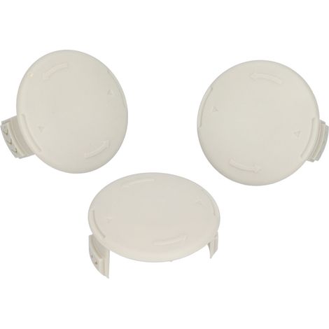 Paquete de 3 tapas de carrete de repuesto compatibles con los modelos Ryobi 522994001, 10254EG, RY40210A, AC14HCA, 3411546-7G y HM3411546BG. (1/5)