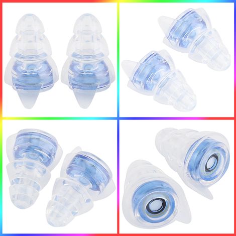 Bouchons d'oreilles antibruit pour une protection optimale, réduction du bruit de 27 dB (1/5)