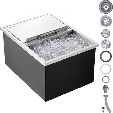 Bac à Glace Encastrable 55 23 L 608x457x333 mm Boîte Isotherme (1/5)