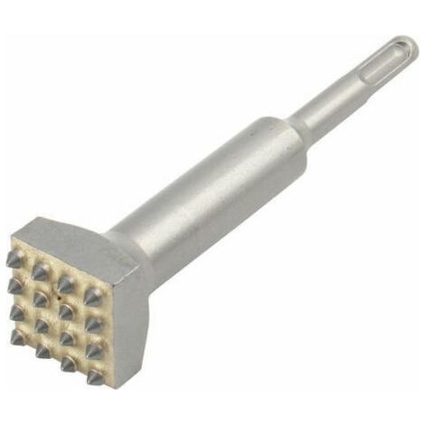 BUNTHAUS Perforateur - Burineur Marteau électrique burin peu pour rugosité de surface Percussion marteau burin outil pour mur béton carreaux de céramique, Argent