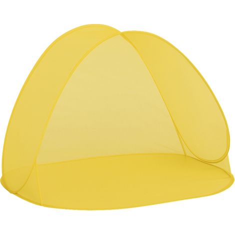 Linder Exclusiv Tenda da spiaggia autoportante SM02 Gialla (1/3)